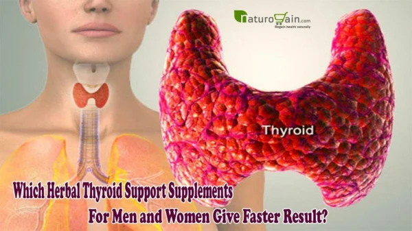 Which Herbal Thyroid Support Supplements for Men and Women Give Faster Result?