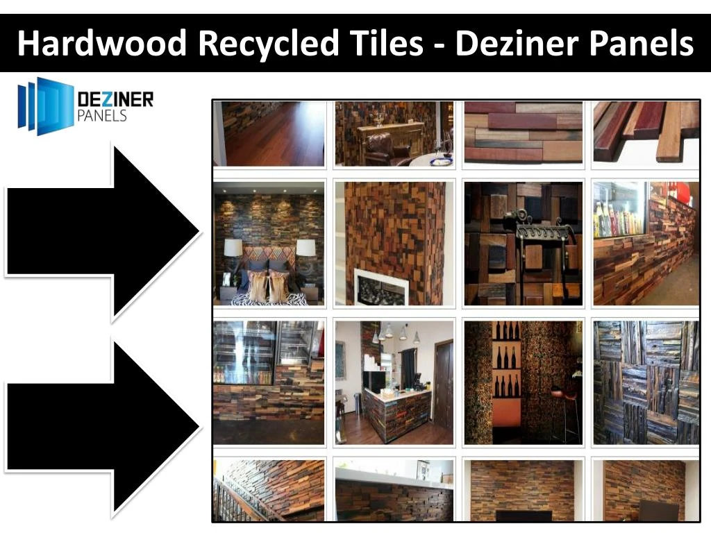 hardwood recycled tiles deziner panels