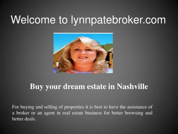 Buys Property in Nashville TN