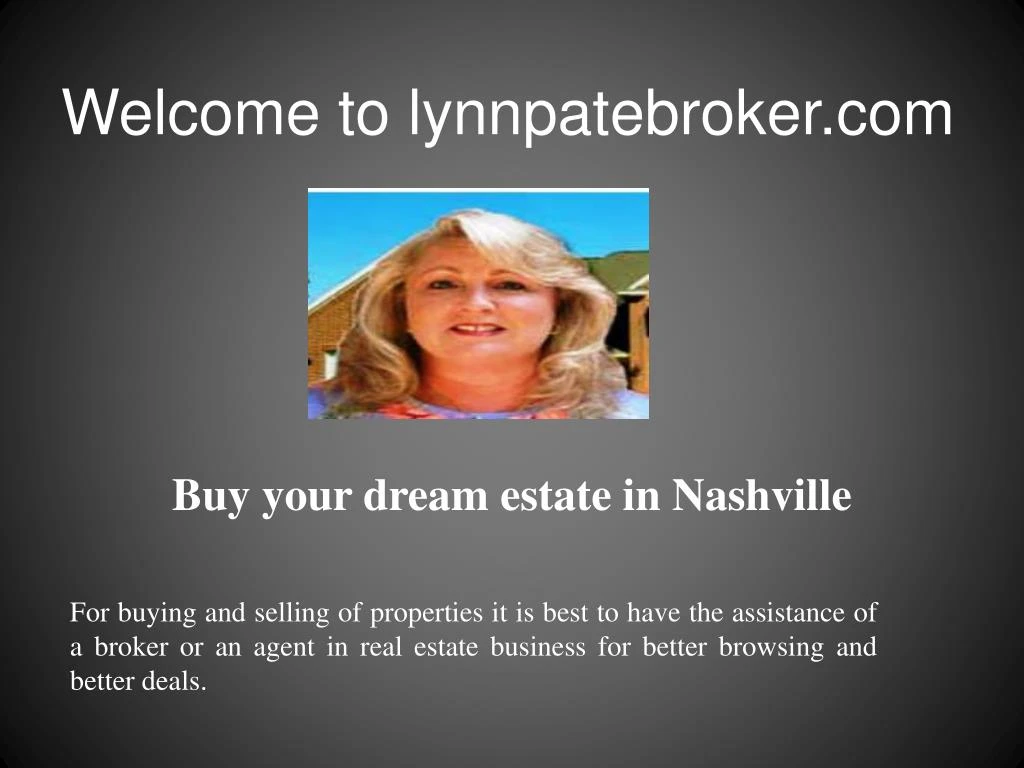 welcome to lynnpatebroker com