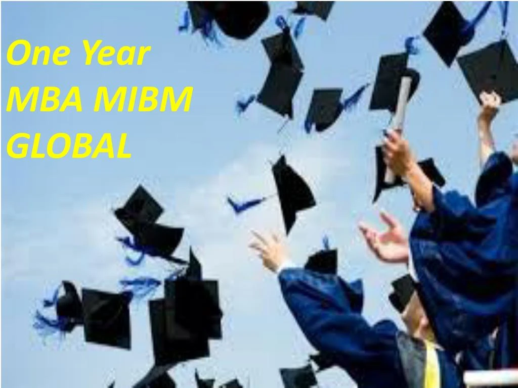 one year mba mibm global