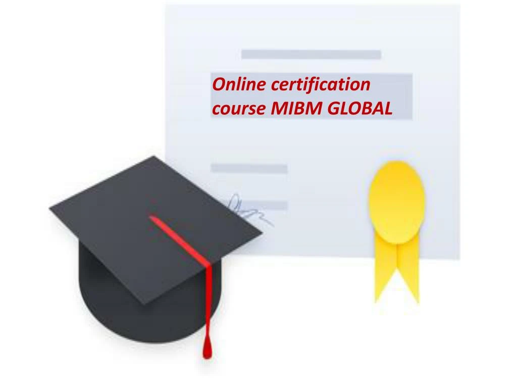 online certification course mibm global