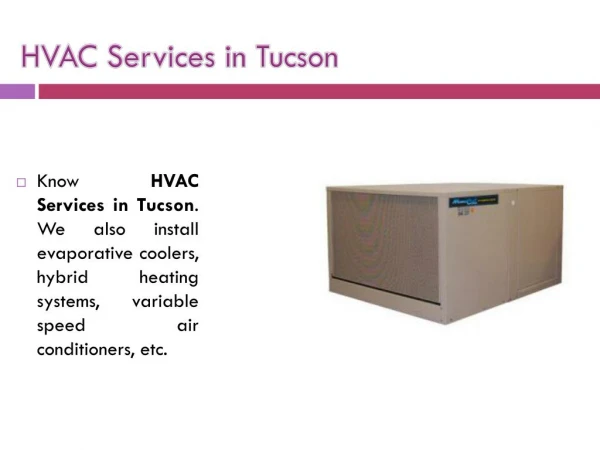 HVAC Services in Tucson
