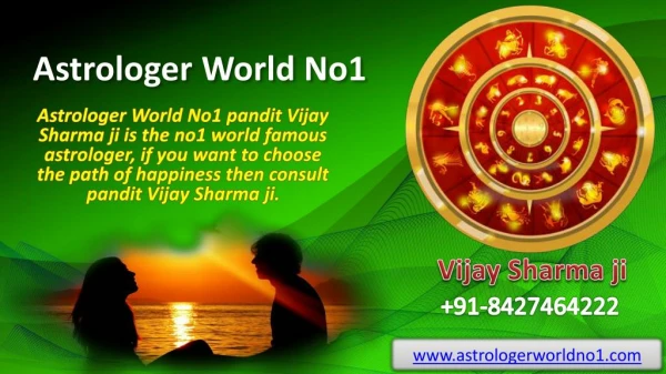 Astrologer world no1 - Vijay sharma - 91-8427464222