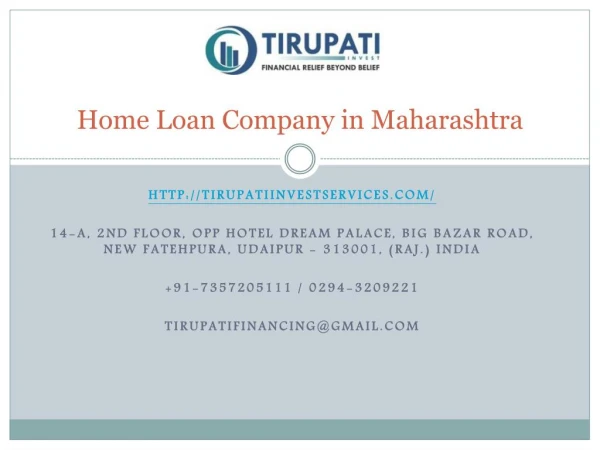 Home Loan Company in Maharashtra