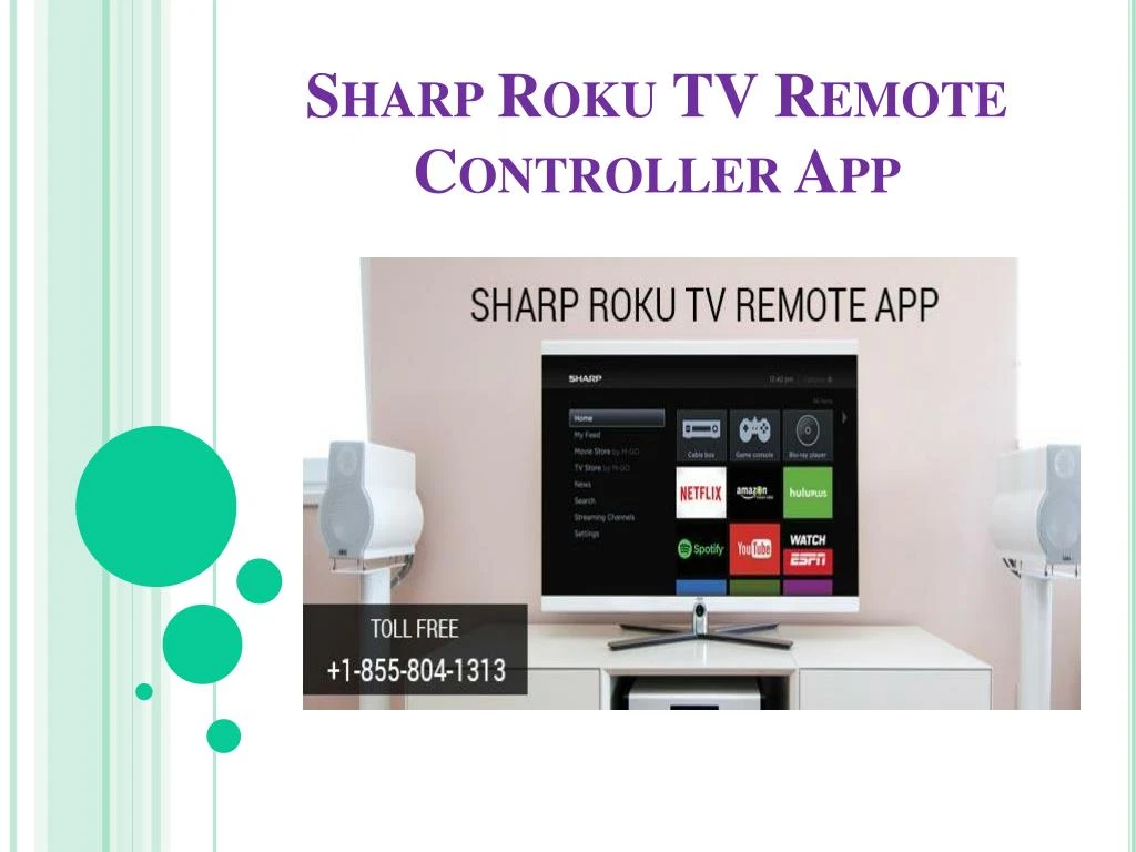 sharp roku tv remote controller app