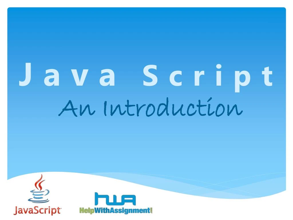 java script an introduction