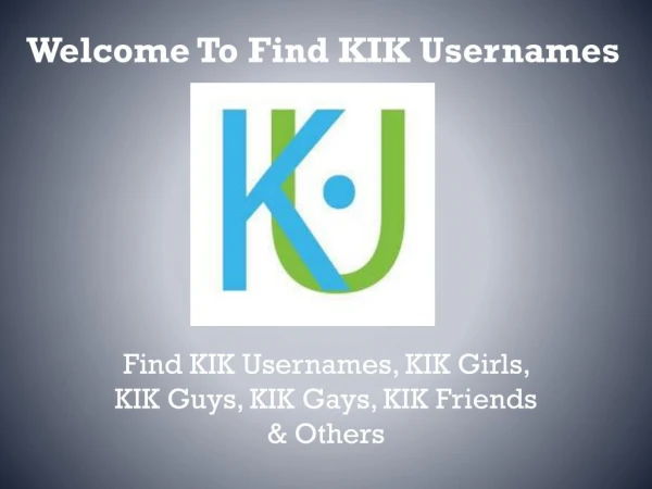 Kik Friends | Kik Friend Finder