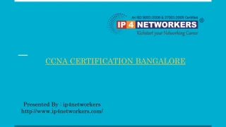 ccna certification in bangalore - slide 1