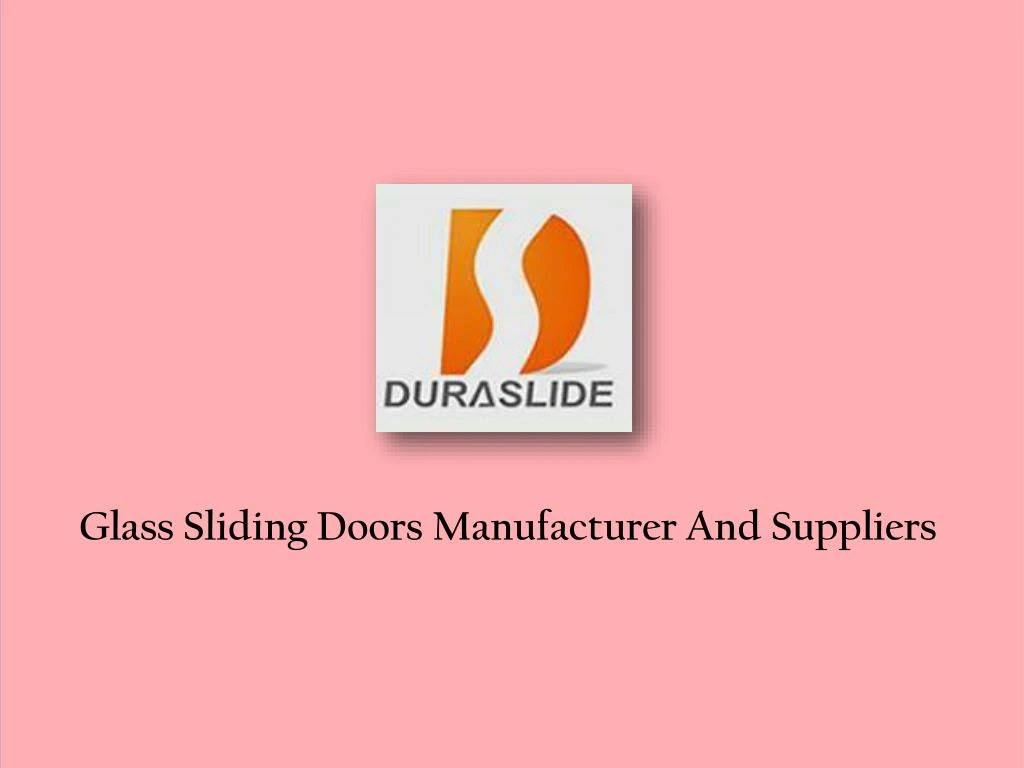 glass sliding doors manufacturer and suppliers