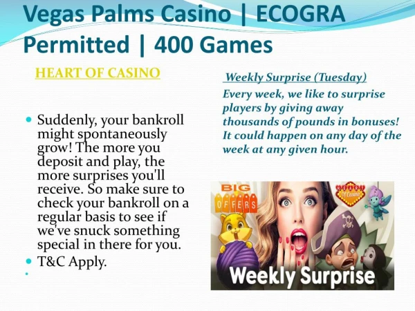 Vegas Palms Casino | ECOGRA Permitted | 400 Games