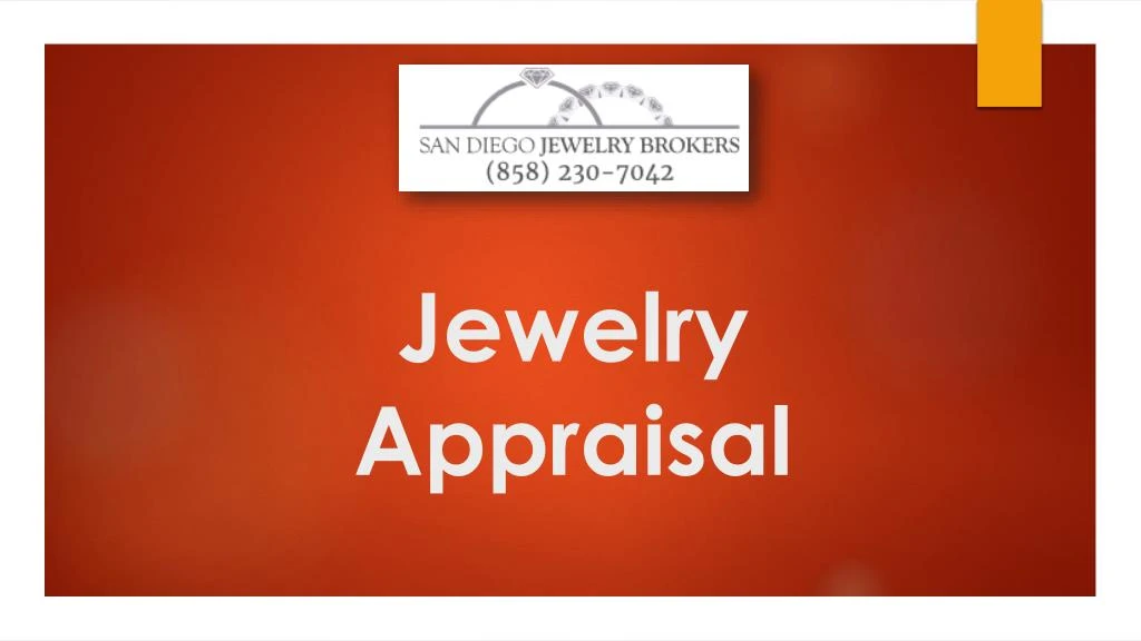 jewelry appraisal