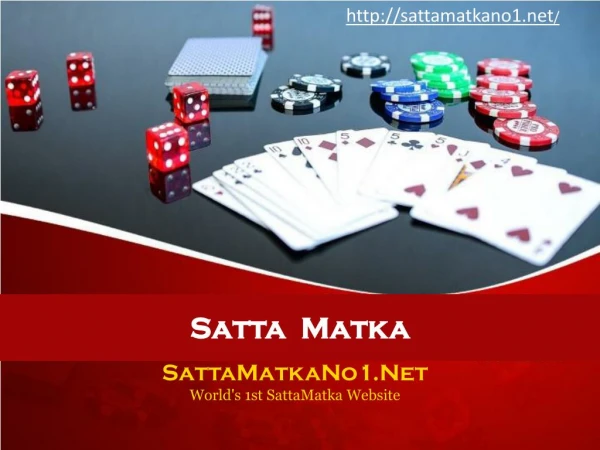 PPT on Satta Matka King | Matka Tips and Results