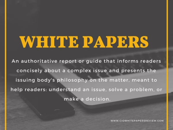Basics about White Papers