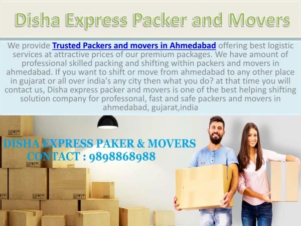 Local Packers and Movers in Ahmedabad