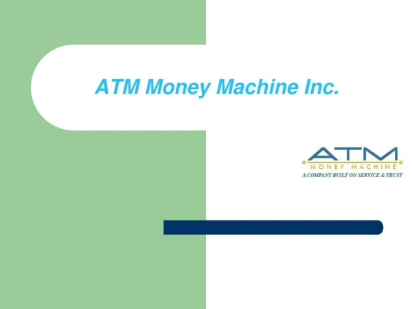 Trusted ATM Machines Distributor in US