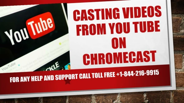 Download chromecast to cast videos from you tube