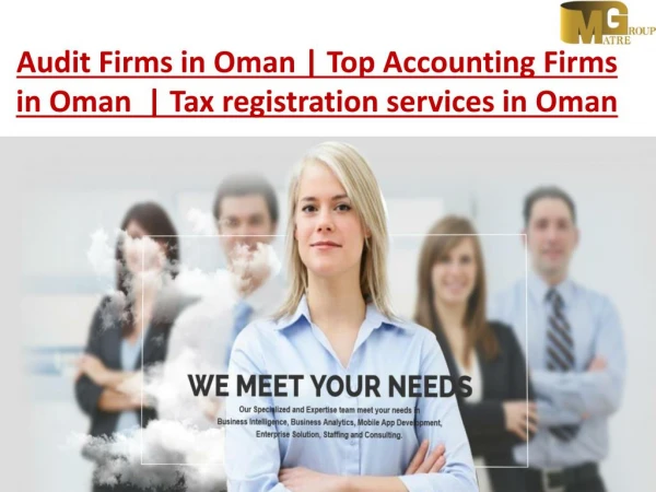 Audit Firms in Oman | Top Accounting Firms in Oman | Tax Registration Services in Oman