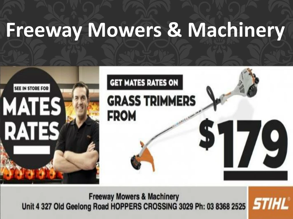 freeway mowers machinery