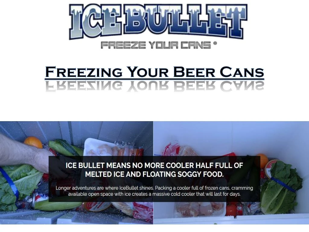 freezing your beer cans