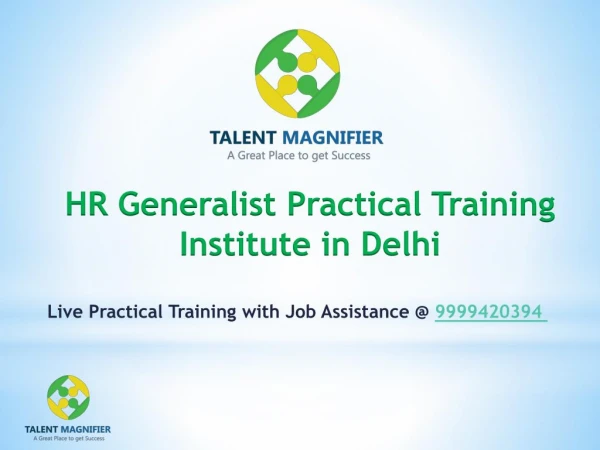 HR Generalist Practical Training Institute