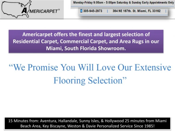 Waterproof Floors Presentation By AmeriCarpetFloors.com