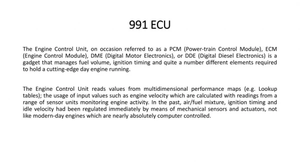 991 ECU