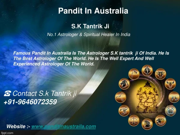 Pandit in australia