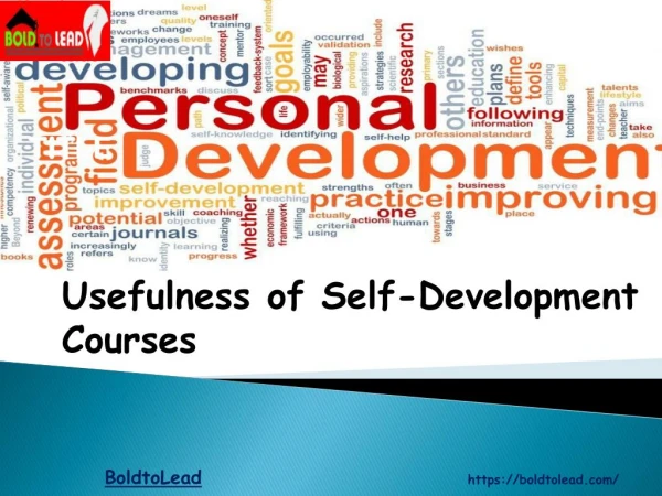 Usefulness of Self-Development Courses