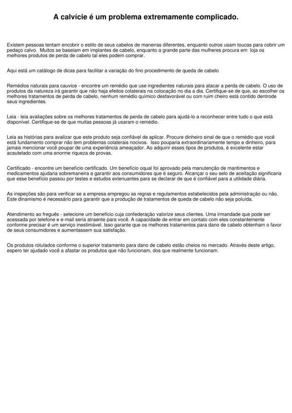 a calv cie um problema extremamente complicado