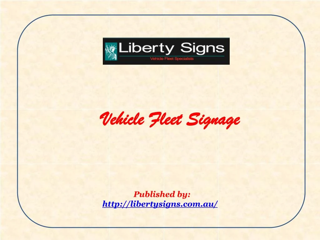 vehicle fleet signage published by http libertysigns com au