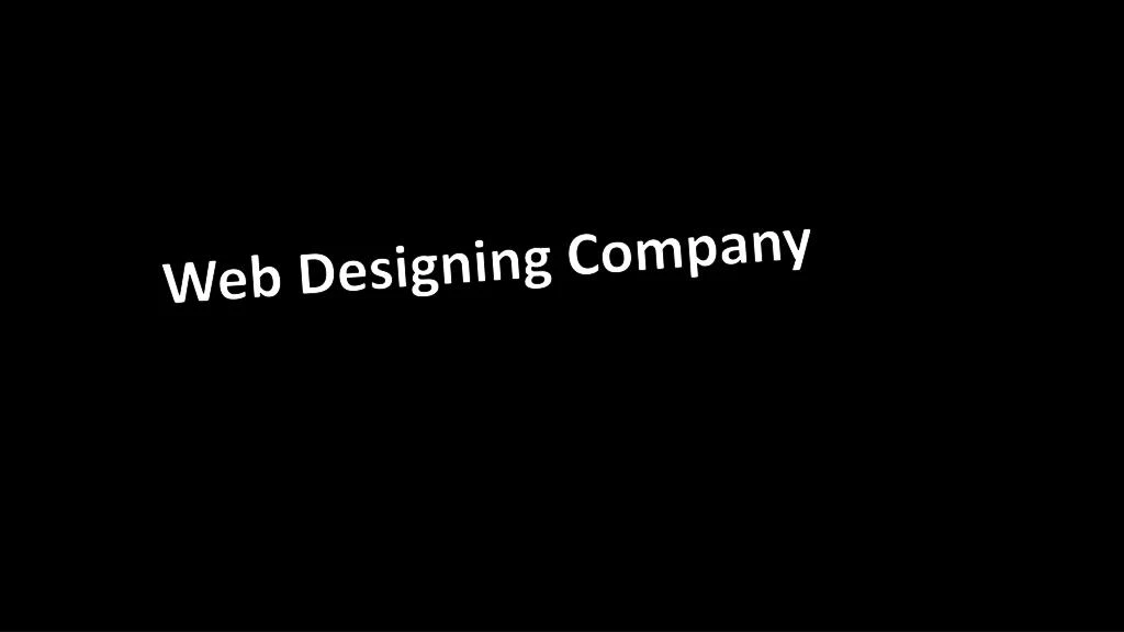 web designing company