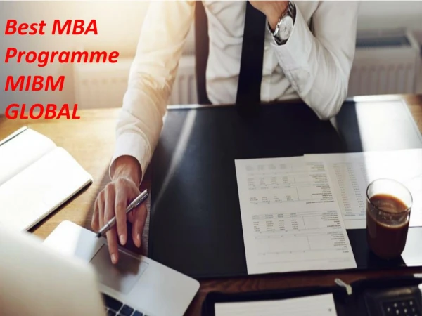 Best MBA Programme online MBA programme