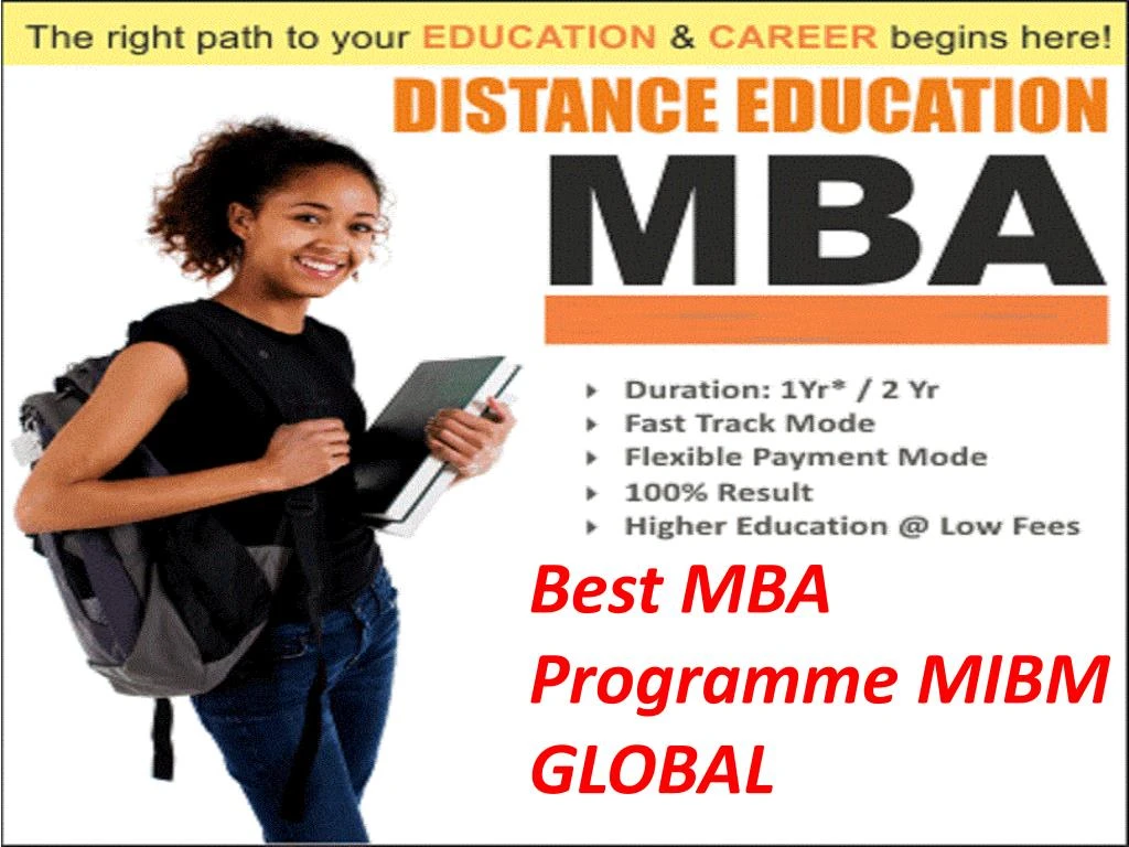 best mba programme mibm global