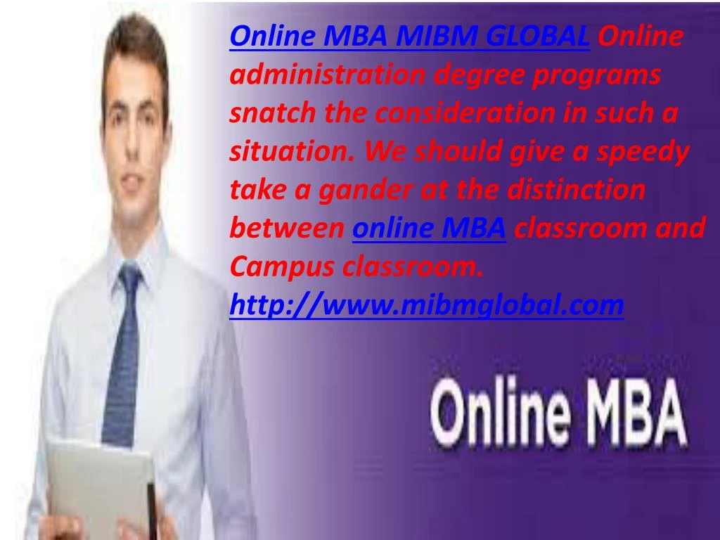 online mba mibm global online administration