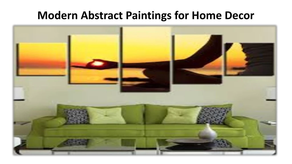 modern abstract paintings for home decor
