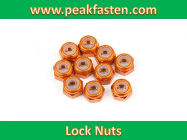 Peak Fasten Technologies Offers Aluminum Nylon Lock Nut