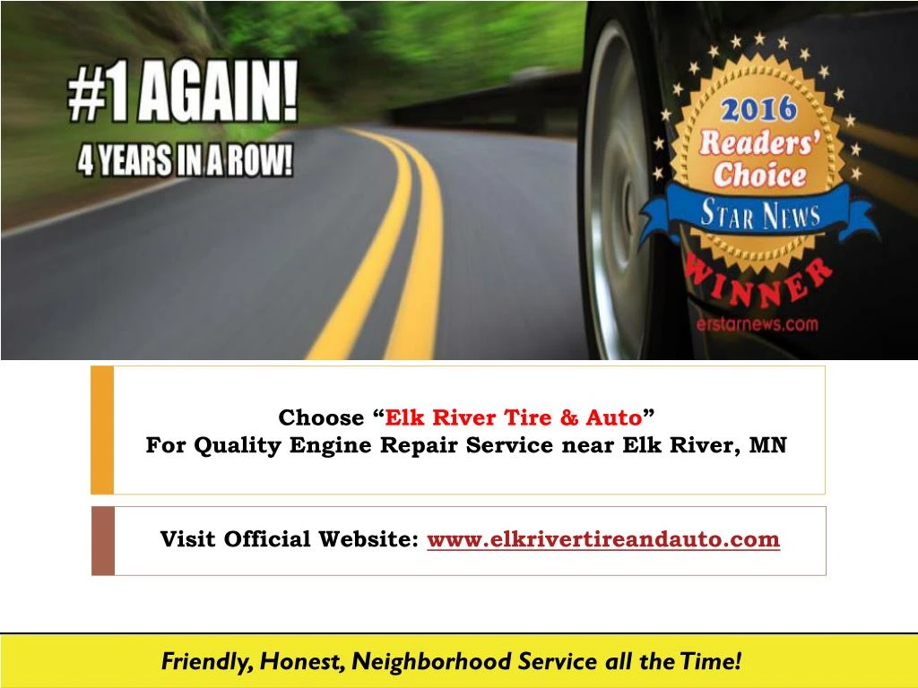 choose elk river tire auto for quality engine