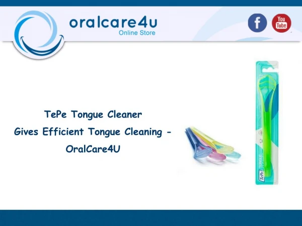 TePe Tongue Cleaner Gives Efficient Tongue Cleaning - OralCare4U