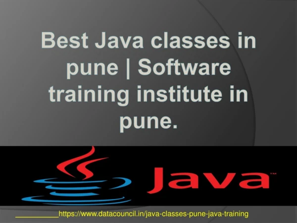 Best Java classes in pune | Software training institute in pune