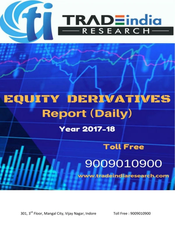 DAILY EQUITY DERIVATIVE PREDICTION REPORT FOR 16-11-2017 BY TRADEINDIA RESEARCH