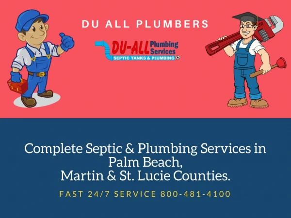 Du-All Plumbers - Complete Septic & Plumbing Services South Florida