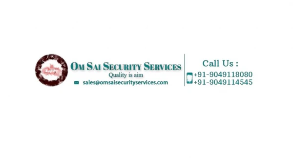 Security and Housekeeping Services in Mumbai Om Sai Security Services