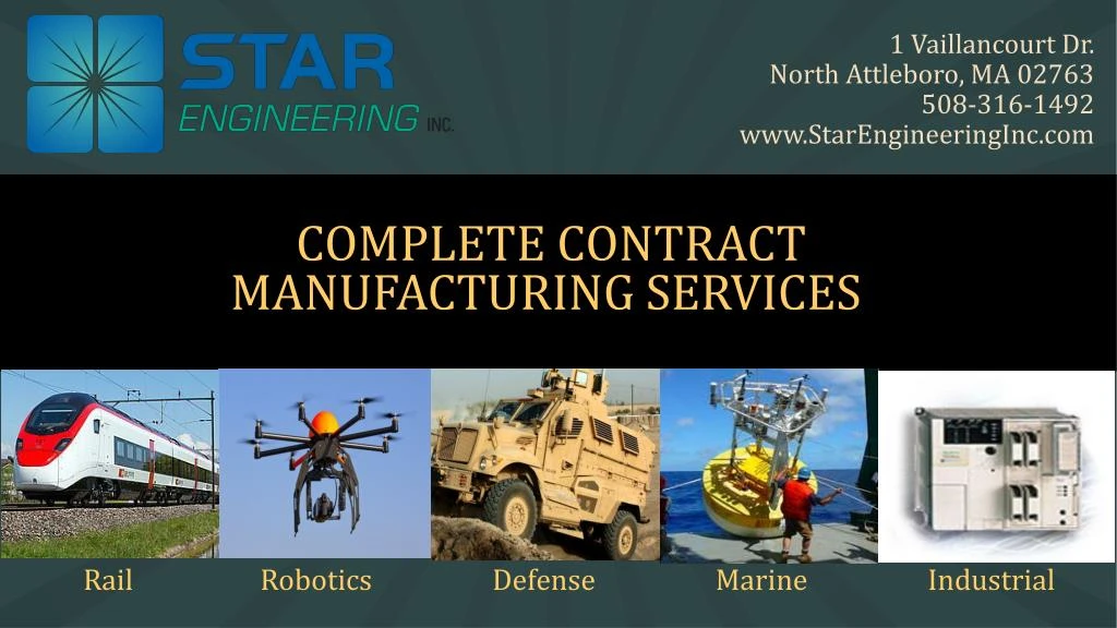 complete contract manufacturing services