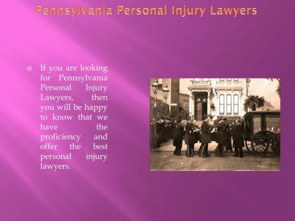 Injury Attorney Pennsylvania