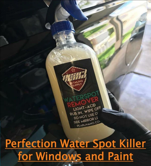 Perfection Water Spot Killer for Windows and Paint