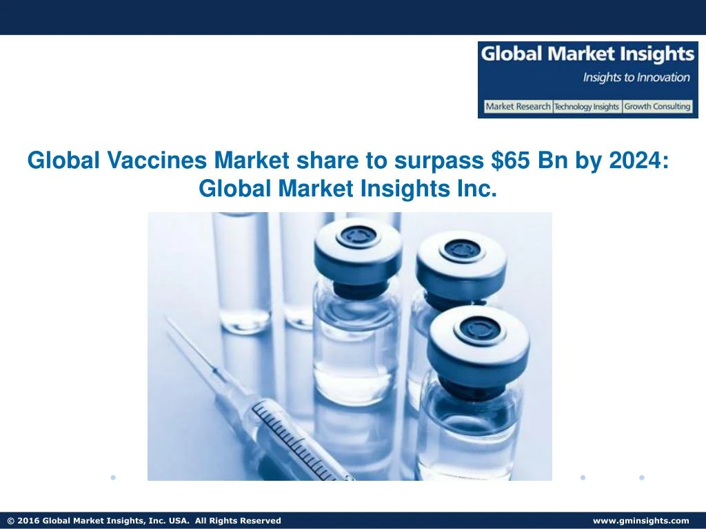 global vaccines market share to surpass