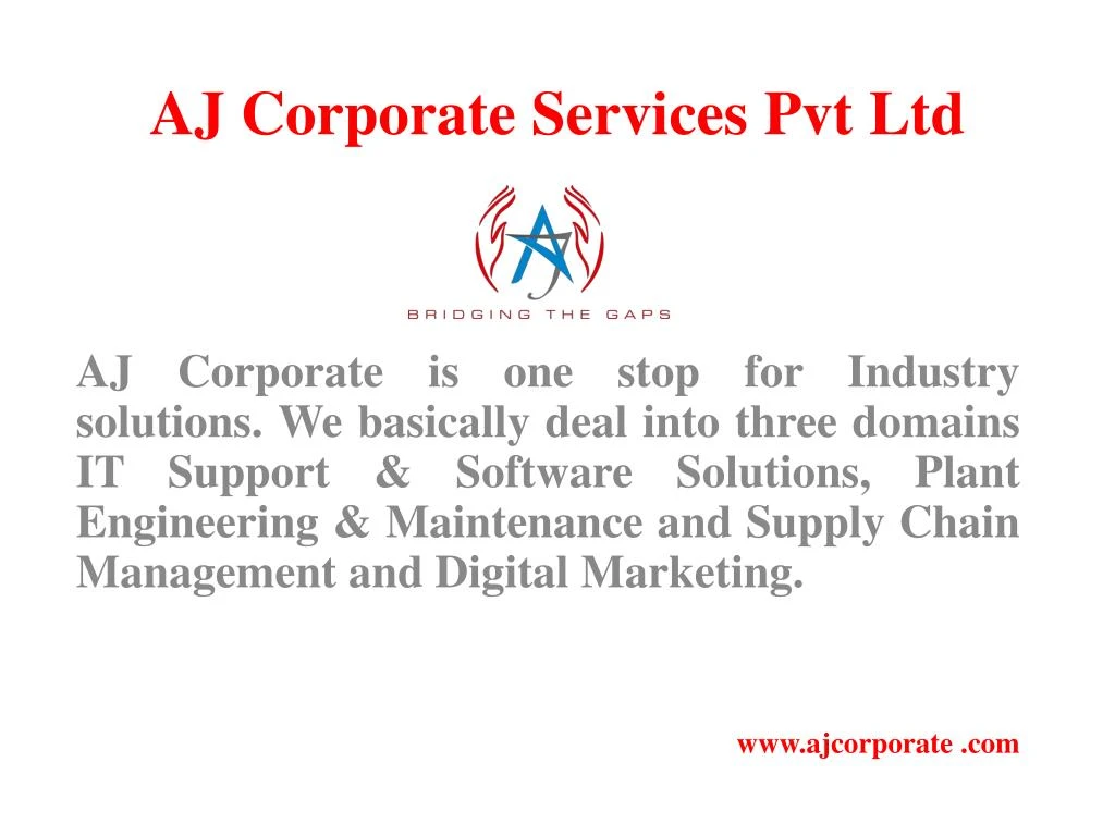 aj corporate services pvt ltd