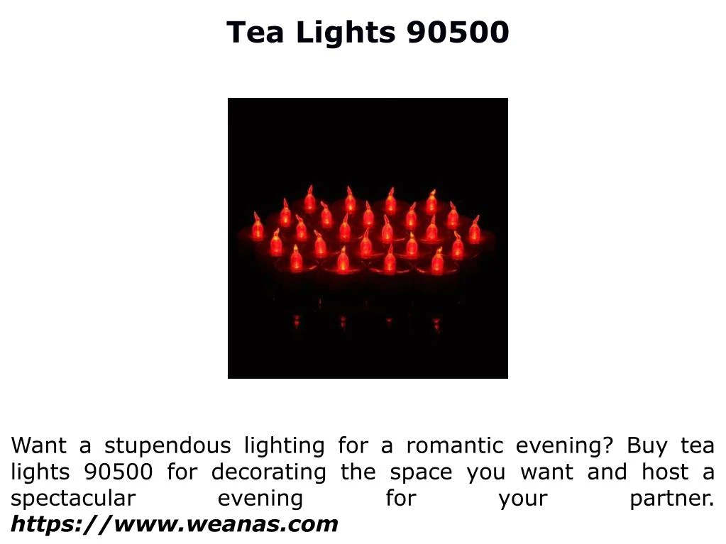 tea lights 90500