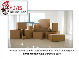 International Removals | European Removals